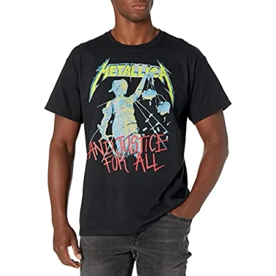 Image of Metallica Men&#039;s Mt 50040021 lg T Shirt, Black, Large