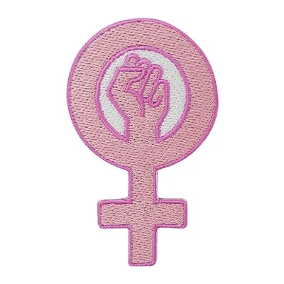 Image of Iron on Patch Feminism Sign Patches, Feminist Embroidery Patch, Little Women ironable Girl Power Badges Finally Home