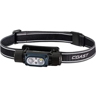 Image of Coast WPH30R Waterproof IP68 Rechargeable Headlamp Two Tone (Red/White) 1200 Lumens