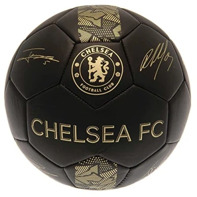 Image of Chelsea F.C. Size 5 Phantom Football, Black