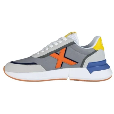 Image of Munich Unisex Versus Sneaker, Grey, 12 UK