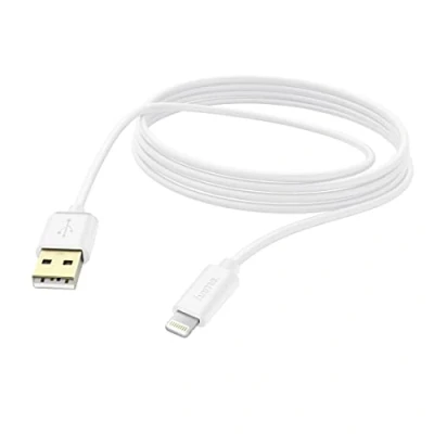 Image of Hama Charging/Data Cable, Lightning, 3 m, white