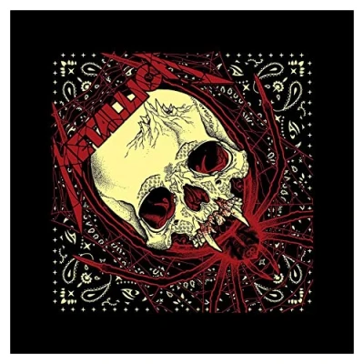 Image of Metallica Spider Skull Bandana Black