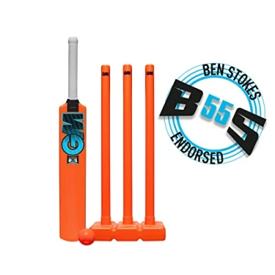 Image of Gunn &amp; Moore GM Young All Weather Cricket Bat and Stumps Set