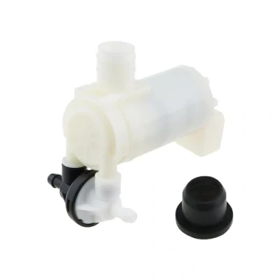Image of LT Easiyl Car Windshield Washer Pump with Rubber Ring 28920 CN000 Front Rear Windscreen Replacement Compatible Nissan X Trail