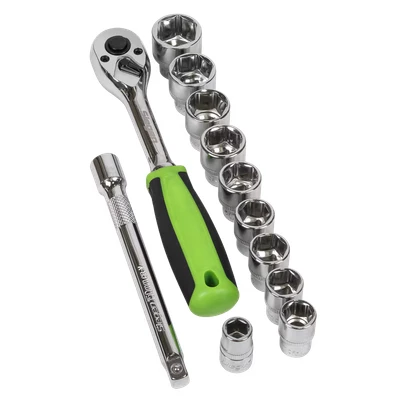 Image of Siegen Socket Set 12pc 1/2&quot;Sq Drive WallDrive® Metric