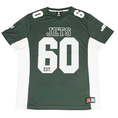 Image of Fanatics New York Jets Nfl Players Poly Mesh Tee/T Shirt Green S