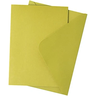 Image of Sizzix Surfacez Card &amp; Envelope Pack, Green, One Size