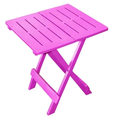 Image of IPAE Progarden Adige Folding Table, 44 x 50 cm, Fuchsia