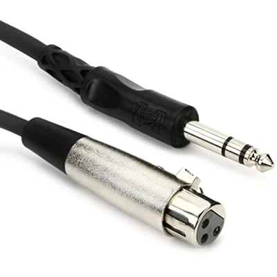 Image of HOSA STX 120F XLR3F to 1/4&quot; TRS Balanced Interconnect Cable, 20 Feet