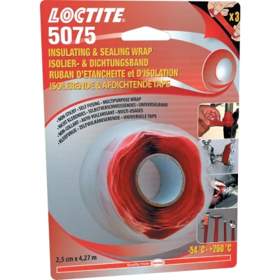 Image of Loctite 5075 Red Insulating &amp; Sealing Wrap Tape 25mm x 4.27M