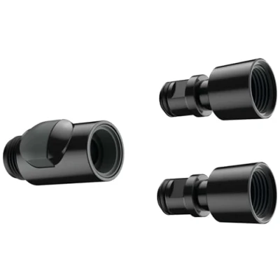 Image of hansgrohe Spare part, quick coupling, black, (pack of 1 including these 3 pieces)