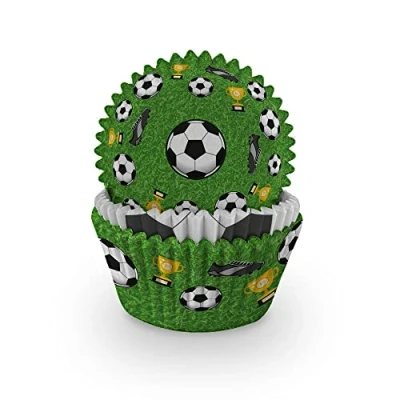 Image of Anniversary House Football Cupcake Cases Pack of 75