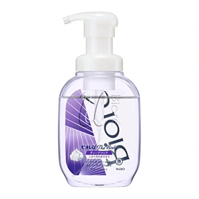 Image of Biore U The Body Foaming Type, Deep Clear, Herbal Fresh Scent, Pump, 18.2 fl oz (540 ml), Highly Lubricating Formula, Scent