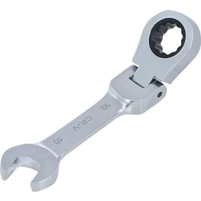 Image of BGS 6910 Ratchet Combination Wrench short adjustable 10 mm