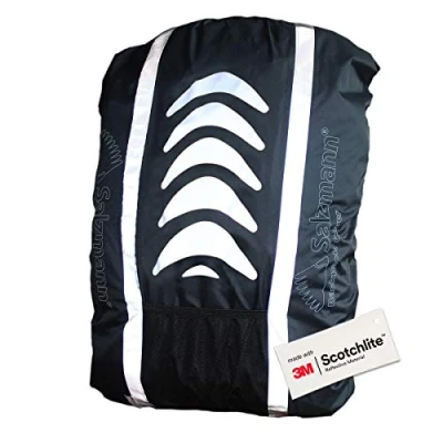 Image of Salzmann 3M Reflective Rucksack Cover High Visibility, Waterproof, Weatherproof Made with Scotchlite