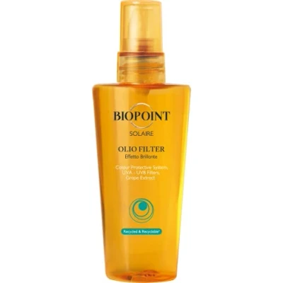 Image of Biopoint Solar oil for shiny hair, 100 ml, nourishes and stimulates The gives a smooth, effect