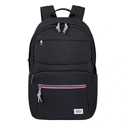 Image of American Tourister Unisex Upbeat Laptop Backpack 15.6 Inch Backpacks (Pack of 1), Black (Black), Zoll (45 cm 21.5 L),
