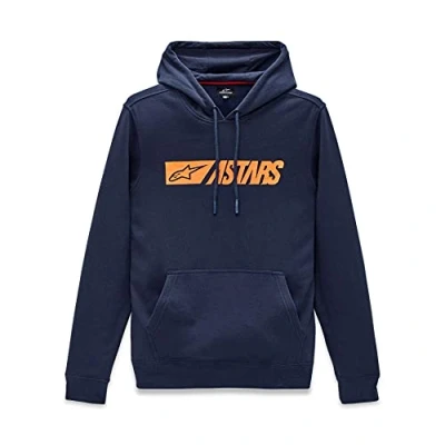 Image of Alpinestars, Reblaze Hoodie, Navy/Orange, M, Man