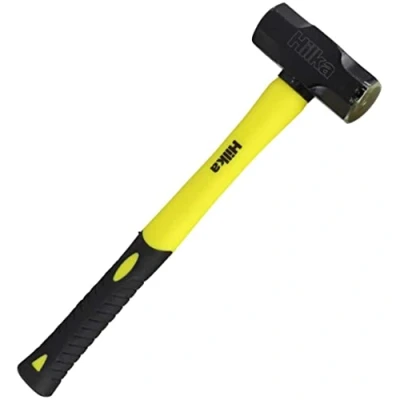 Image of Hilka 3lb Sledge Hammer Fibreglass Shaft RubberGrip