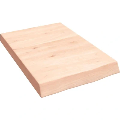Image of vidaXL Wall Shelf 40x60x(2 6) cm Untreated Solid Wood Oak