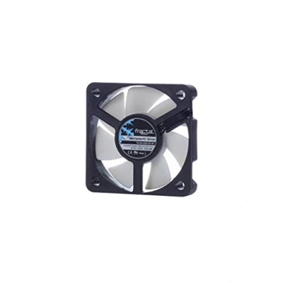 Image of Fractal Design Silent Series R3 White computer fan Optimized for quiet operation 50 mm Rotational speed 3500 RPM Black ribbon cable Rifle bearings 12v Black/White (Single)