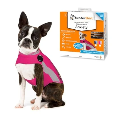 Image of Thundershirt mens Beruhigungsweste Hundemantel für Ã„ngstliche Hunde Dog Anxiety Jacket, Pink, XS UK