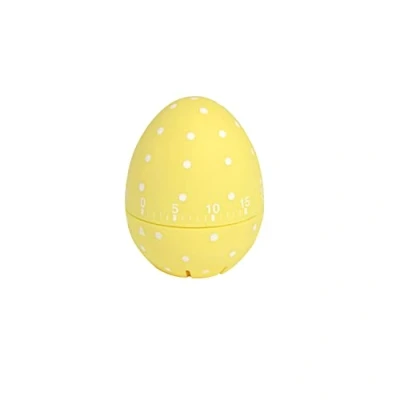 Image of Auntie Morags Eddingtons Soft Touch Dotty Kitchen Timer Yellow