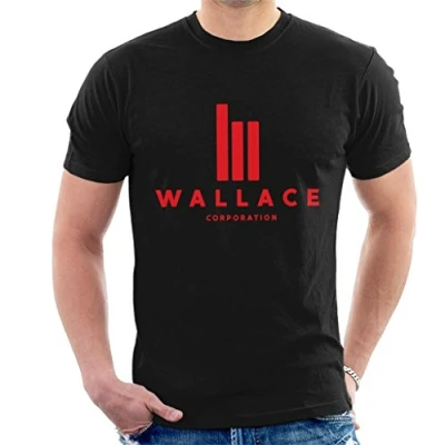 Image of Blade Runner 2049 Wallace Corp Logo Men&#039;s T Shirt Black
