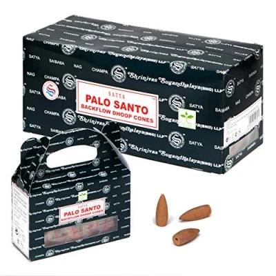 Image of Palo Santo Box of 144 cones backflow incense