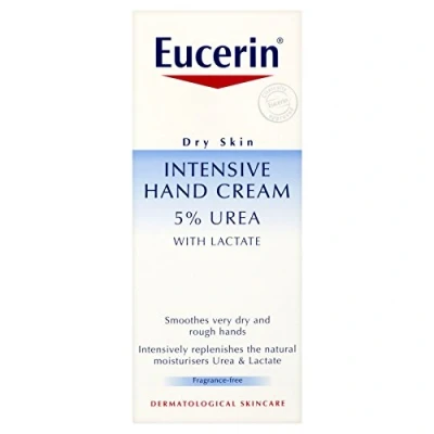 Image of 6 x Eucerin® Dry Skin Intensive Hand Cream 5% Urea with Lactate 75ml
