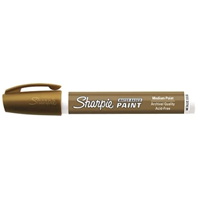 Image of DYMO Water Based Paint Marker Medium Point Gold Markers (Gold, Multi Colour, Medium)