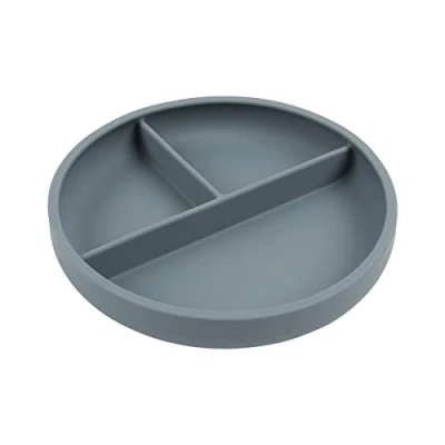 Image of Tiny Dining Baby Divided Silicone Suction Plate Tradewinds