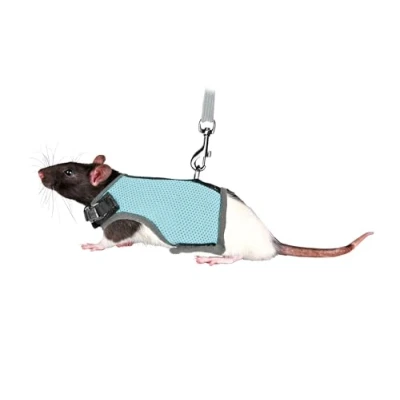 Image of Trixie 61511 Harness for Small Animals Rats Nylon 9 12 cm / 18 Assorted colors