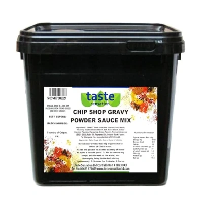 Image of Chip Shop Gravy Sauce Powder 2.5kg Catering Tub