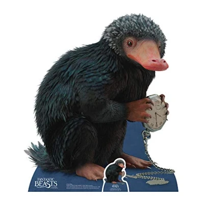 Image of Star Cutouts Ltd Niffler Fantastic Beasts Life Size Cardboard, Multi Colour, Regular