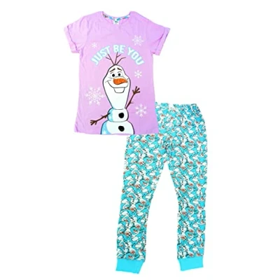 Image of Disney Frozen Olaf Ladies Pyjamas, 12 14