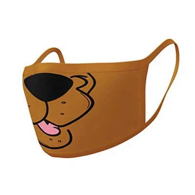 Image of PYRAMID Unisex&#039;s Scooby Doo (Mouth) Face Covering Pack of 2