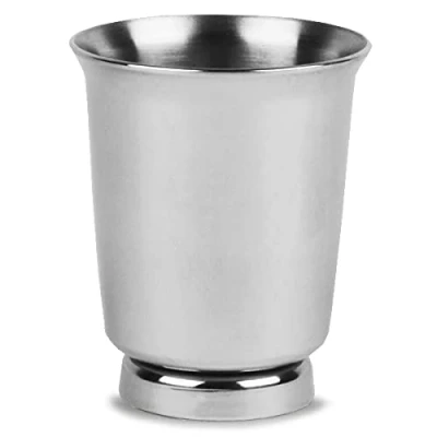 Image of bar@drinkstuff Stainless Steel Shot Glasses 40ml Metal Cups, Shooter Cups… (Pack of 24)