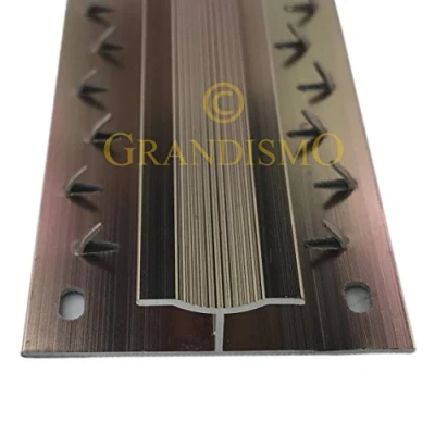 Image of Grandismo® Dual Carpet to Strip Gripper/Trim Metal Doorbar Threshold (Bronze)
