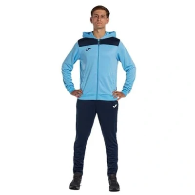 Image of Joma Men&#039;s Phoenix II Tracksuit, Sky Blue Navy Blue, 12 13 Years