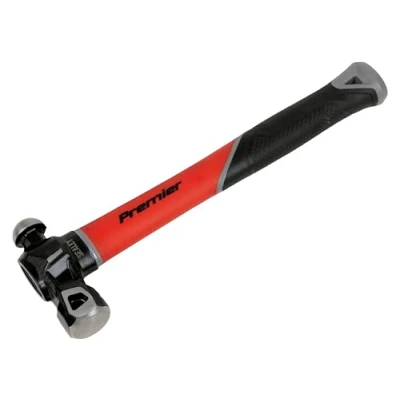 Image of Sealey Premier Ball Pein Hammer with Fibreglass Shaft 16oz