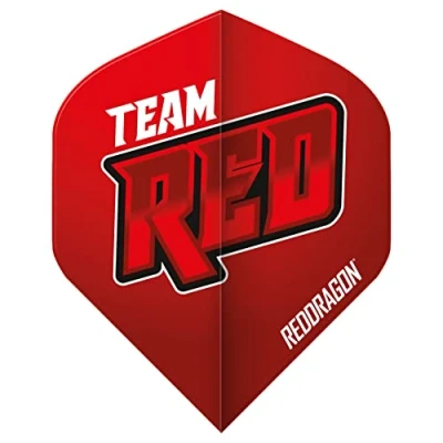 Image of Red DRAGON Hardcore XT Team Dart Flights (4 Sets Per Pack)