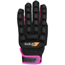 Image of GRAYS INTERNATIONAL PRO HOCKEY GLOVE BLACK/PINK (LH S)