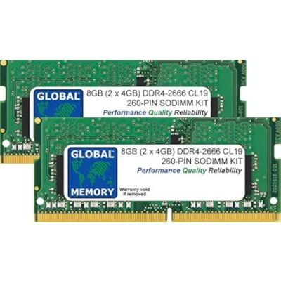 Image of 8GB (2 x 4GB) DDR4 2666MHz PC4 21300 260 PIN SODIMM MEMORY RAM KIT COMPATIBLE WITH 27&quot; RETINA 5K IMAC (2019/2020)