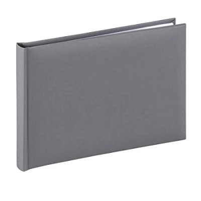 Image of Hama &quot;Fine Art&quot; Bookbound Album, 24x17 cm, 36 White Pages, grey