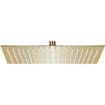 Image of vidaXL Rain Shower Head Stainless Steel 50x50 cm Square Gold