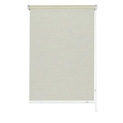 Image of Gardinia Side Pull Roller Blind, Ceiling, Wall or Niche Mounting, Transparent, Opaque, Mounting Kit Included, Silvalin nature, 180 x 62 cm (WxH)