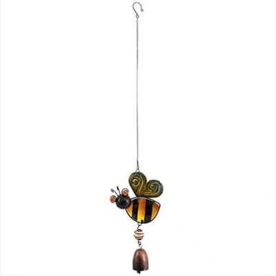 Image of Large Dangle Bee Suncatcher with Bell Chime / Windchime Sun Mobile