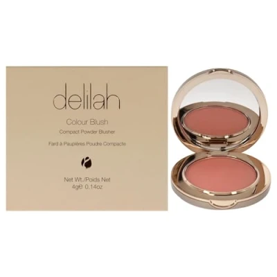Image of delilah Colour Blush Compact Powder Blusher Clementine For Women 0.14 oz